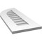Ekena Millwork Quarter Round Top Left Surface Mount PVC Gable Vent w/ 3-1/2"W x 1"P Standard Frame, 12"W x 30"H GVPQL12X3001SN - alternate 5
